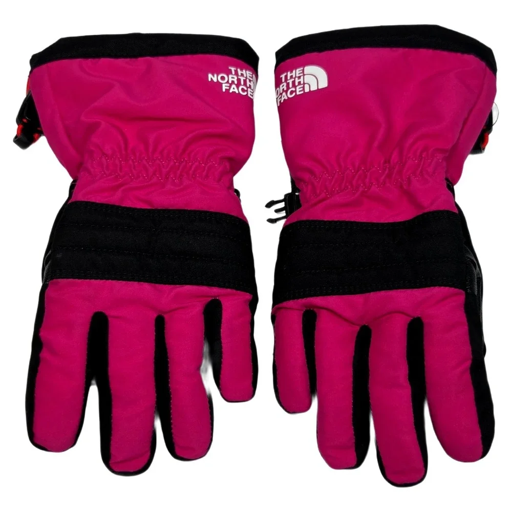 The North Face Montana Gorpcore Ski Gloves Kids S/P Pink DryVent Winter New